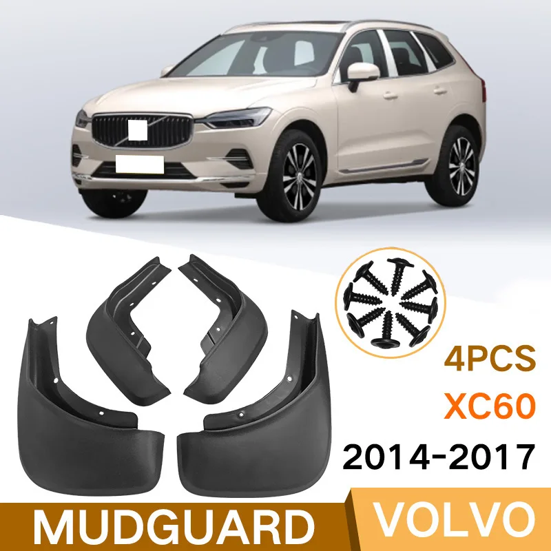 4Pcs For 2014-2017 Volvo XC60 MudFlap Splash Guards Flap Mudguards Fender Front Rear Wheel Car Accessories
4Pcs For 2014-2017 Volvo XC60 MudFlap Splash Guards Flap Mudguards Fender Front Rear Wheel Car Accessories