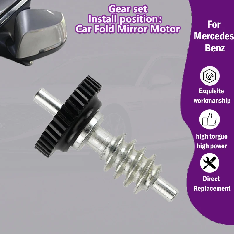 Car Power Fold Mirror Motor 38T gear For Mercedes Benz G-Class W463/GLS X167/GL-Class X166/C-Class S204 W204/E-Class W212 W207
Car Power Fold Mirror Motor 38T gear For Mercedes Benz G-Class W463/GLS X167/GL-Class X166/C-Class S204 W204/E-Class W212 W207