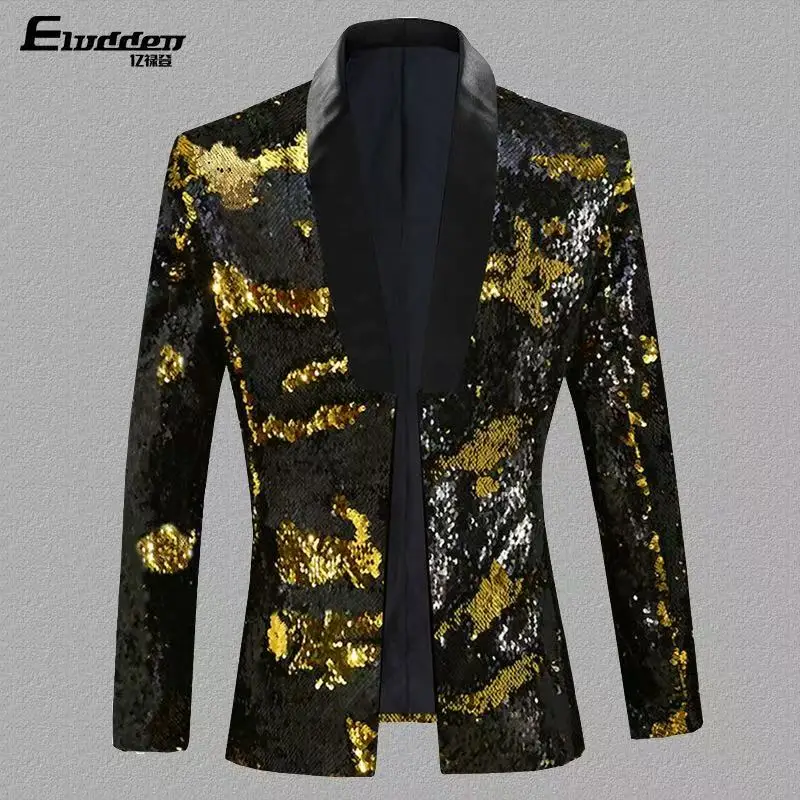 Мужское двойное цветное пальто-балазер с блестками, костюм для бара, ночного клуба, певца, хозяина, сцены, танцевальная куртка в стиле хип-хоп, размер S-5XL
Мужское двойное цветное пальто-балазер с блестками, костюм для бара, ночного клуба, певца, хозяина, сцены, танцевальная куртка в стиле хип-хоп, размер S-5XL