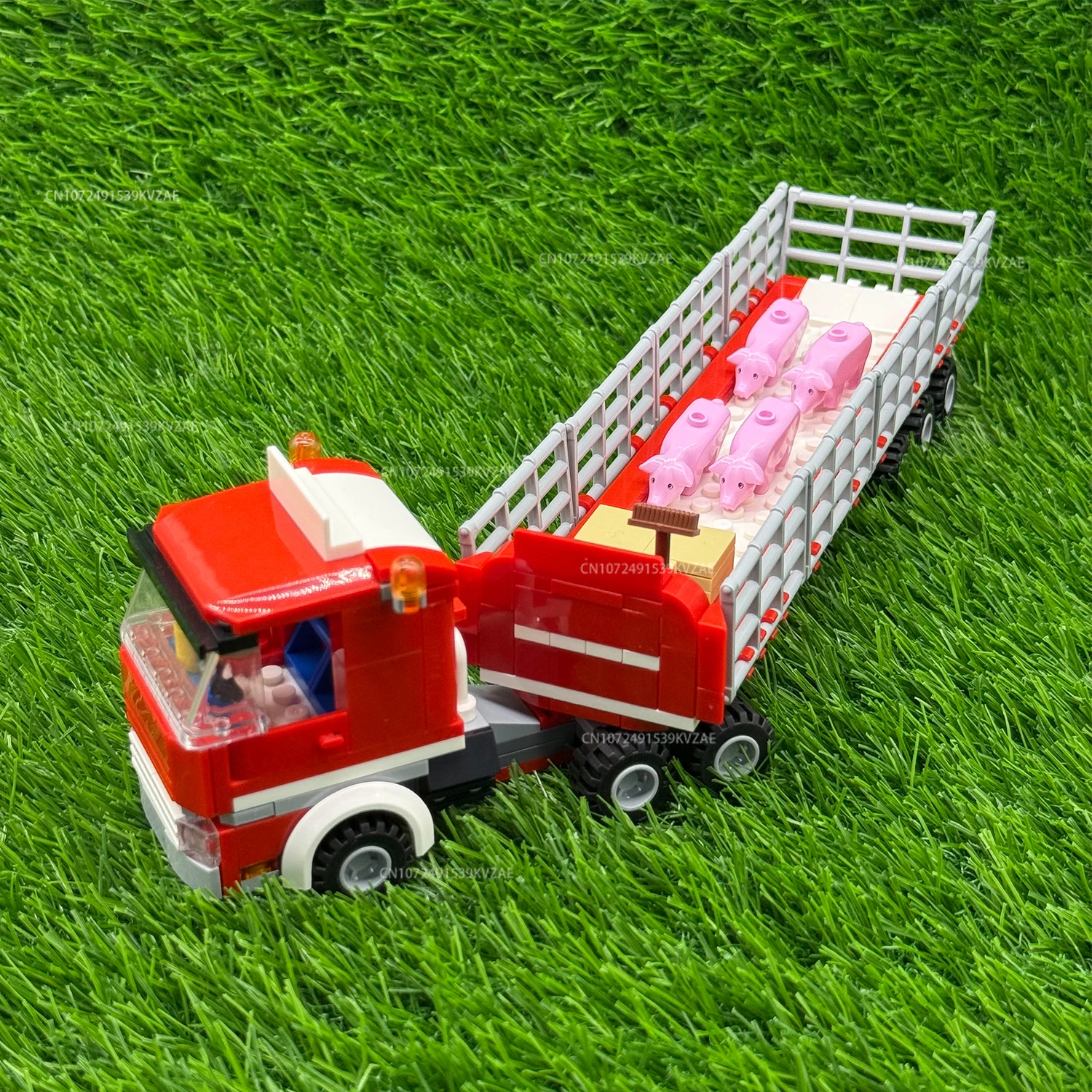 MOC Farm Transport Truck & Trailer Model Building Blocks Set Vehicle Contains Pigs Constructor Assembly Bricks Toys Xmas Gifts
MOC Farm Transport Truck & Trailer Model Building Blocks Set Vehicle Contains Pigs Constructor Assembly Bricks Toys Xmas Gifts