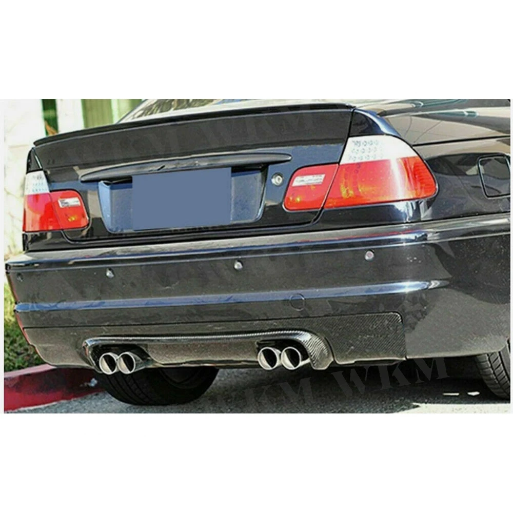 Carbon Fiber Rear Bumper Diffuser Iip Chin Splitter Spoiler High-Quality Bodykits For BMW E46 M3 Coupe 2000 - 2006
Carbon Fiber Rear Bumper Diffuser Iip Chin Splitter Spoiler High-Quality Bodykits For BMW E46 M3 Coupe 2000 - 2006