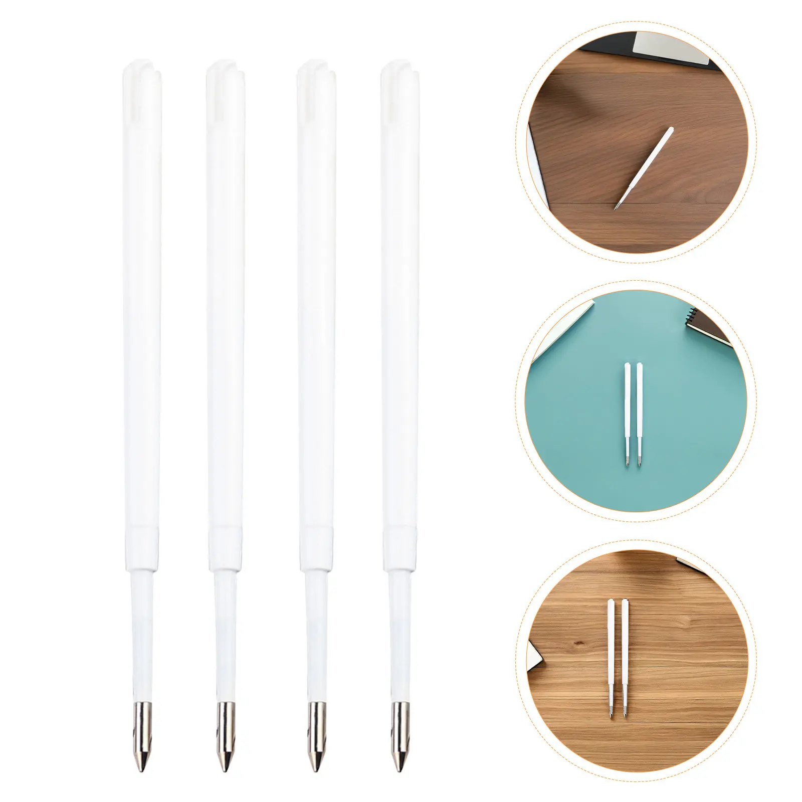 100Pcs Black Ink Pen Refill Cartridges 1.0mm Ballpoint Retractable Compatible Smooth Writing Office School Daily Note Taking
100Pcs Black Ink Pen Refill Cartridges 1.0mm Ballpoint Retractable Compatible Smooth Writing Office School Daily Note Taking