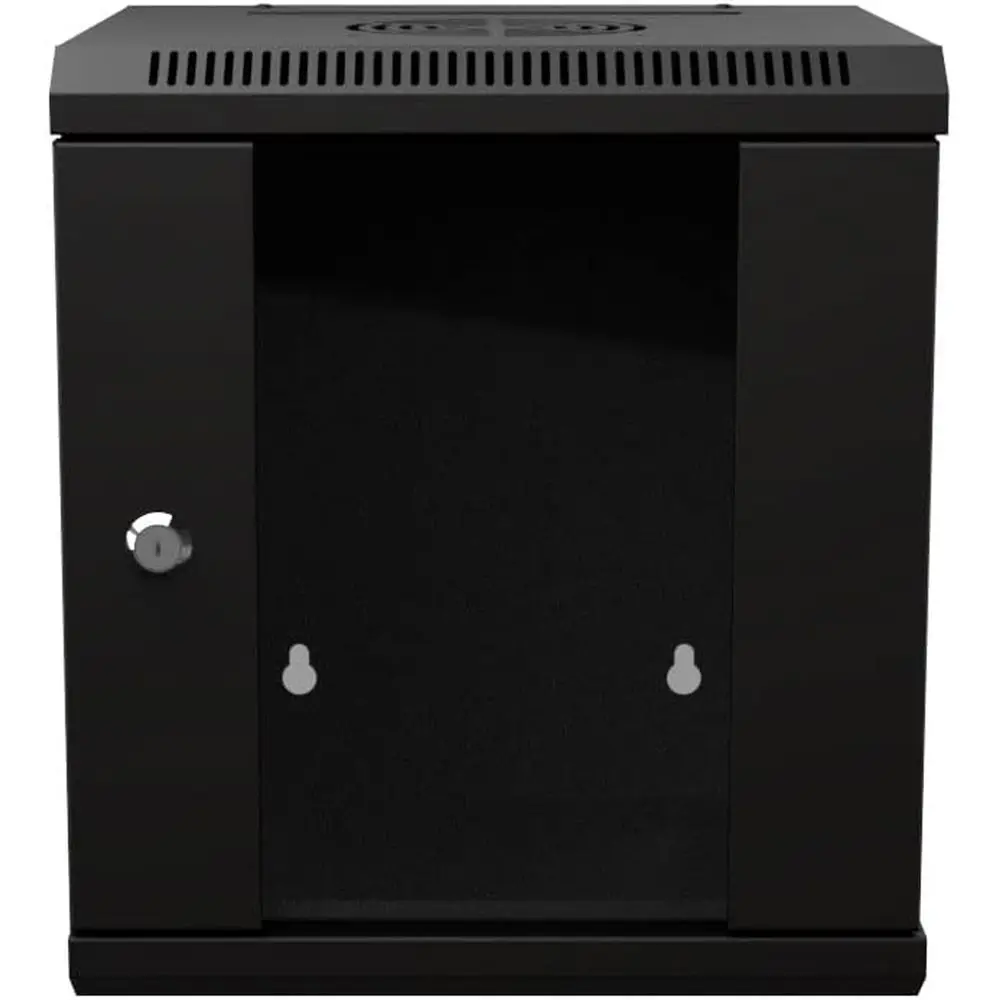 11.8 in Wall Mount Network Cabinet, 6U, Glass, Black
11.8 in Wall Mount Network Cabinet, 6U, Glass, Black