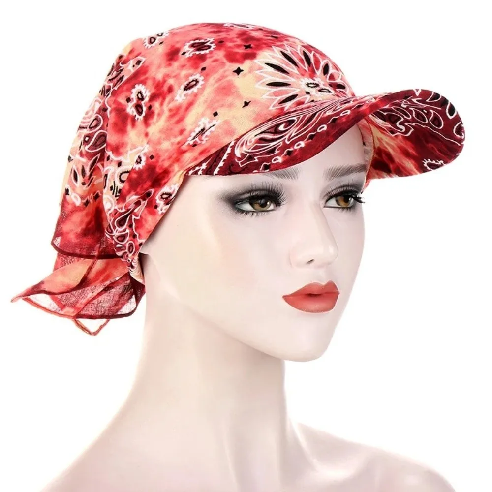 Fashion Paisley Floral Bandana Hat Printed Brim Pre-Tied Bandana Scarf Adjustable Turban Headscarf Cap Outdoor
Fashion Paisley Floral Bandana Hat Printed Brim Pre-Tied Bandana Scarf Adjustable Turban Headscarf Cap Outdoor