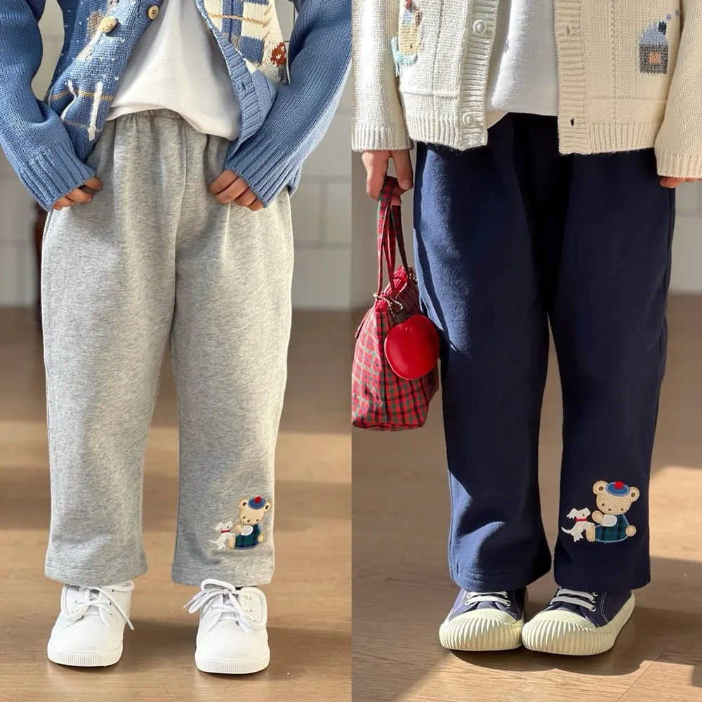 kids clothes baby girls pants Cartoon embroidery solid color casual pants pure cotton Comfortable sports pants
kids clothes baby girls pants Cartoon embroidery solid color casual pants pure cotton Comfortable sports pants