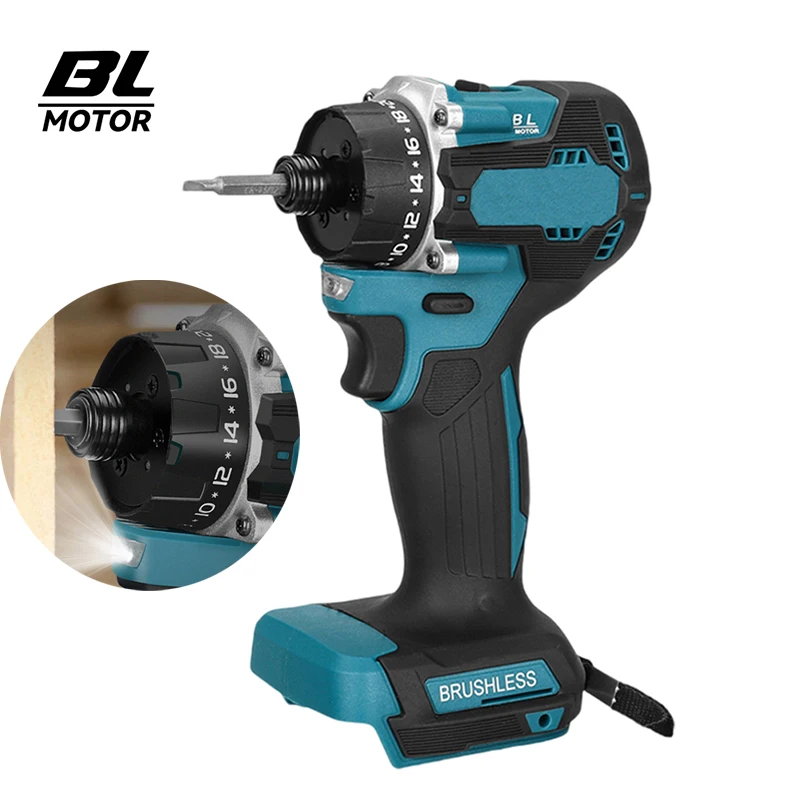 Электрическая отвертка 1/4 дюйма, 1000 Вт, 20 + 1, бесщеточная дрель с крутящим моментом, электроинструмент для батареи Makita 18 В, 280 Нм
Электрическая отвертка 1/4 дюйма, 1000 Вт, 20 + 1, бесщеточная дрель с крутящим моментом, электроинструмент для батареи Makita 18 В, 280 Нм