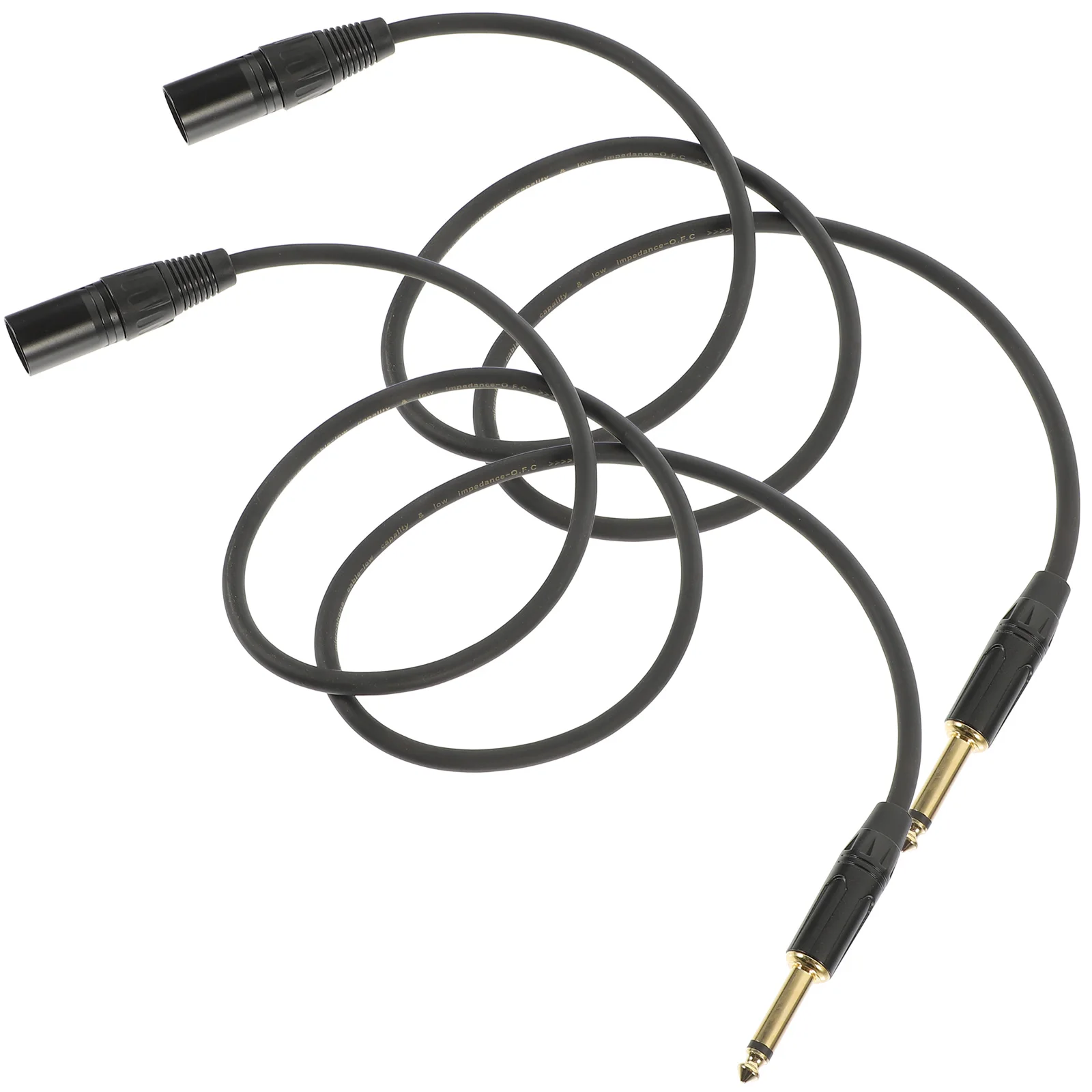 2pcs 6.35mm to XLR Male Audio Cables Black 1m High Fidelity Durable Compatible XLR Devices Adapter Audio Line
2pcs 6.35mm to XLR Male Audio Cables Black 1m High Fidelity Durable Compatible XLR Devices Adapter Audio Line