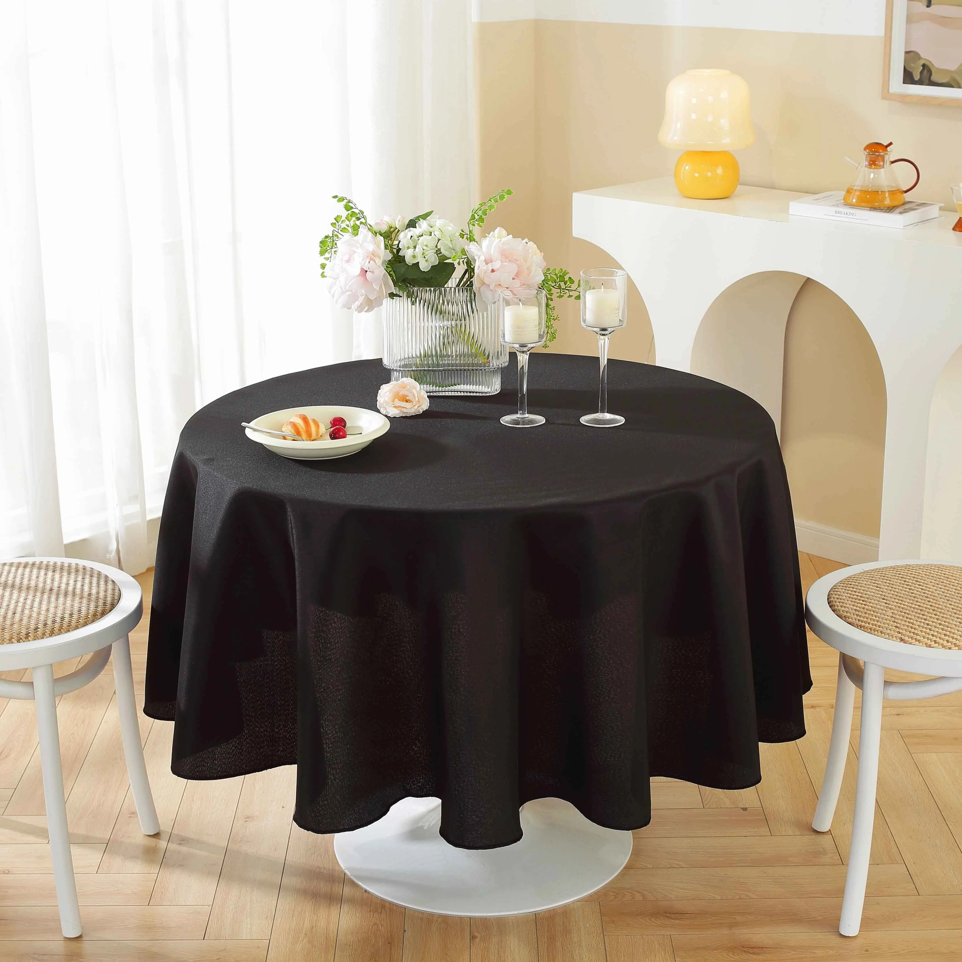us10 Pack Round Tablecloth, Round Premium Tablecloth, Polyester Fabric Washable Tablecloth for Home, Party, Wedding or Restaurant Use.d
us10 Pack Round Tablecloth, Round Premium Tablecloth, Polyester Fabric Washable Tablecloth for Home, Party, Wedding or Restaurant Use.d