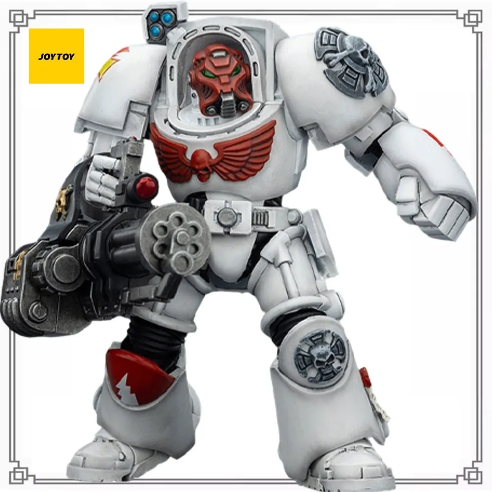 100% Original Genuine in Stock JOYTOY WARHAMMER 40000 White Scars Terminator III, Equipped with Power Fist and Assault Cannon
100% Original Genuine in Stock JOYTOY WARHAMMER 40000 White Scars Terminator III, Equipped with Power Fist and Assault Cannon