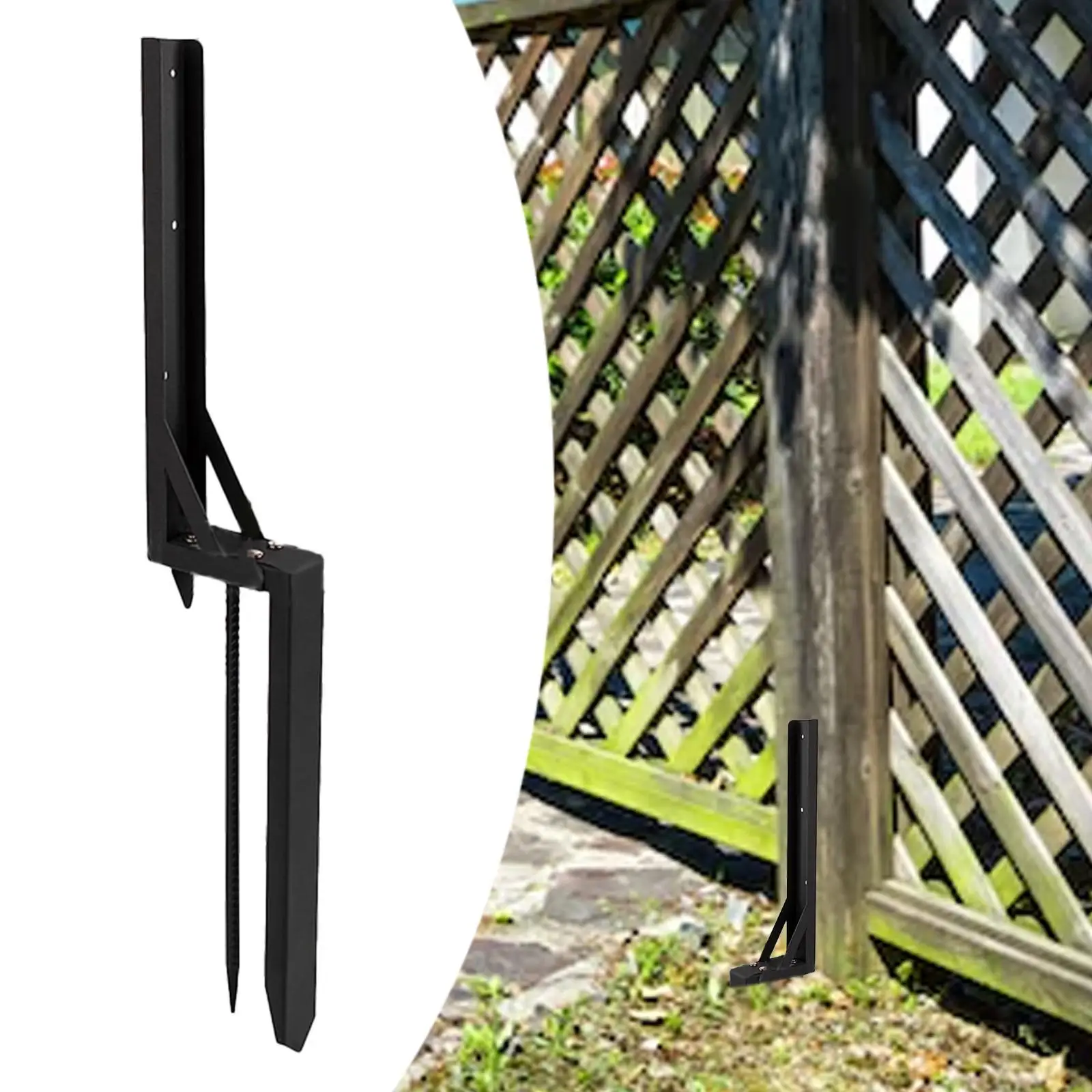 Fence Post Support Mender Tool Easy to Install Broken Fence Gate Post Ground
Fence Post Support Mender Tool Easy to Install Broken Fence Gate Post Ground