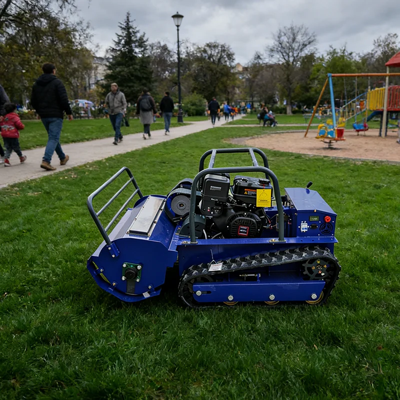 Customized tracked all terrain remote control lawn mower, farm weeding and weeding integrated machine
Customized tracked all terrain remote control lawn mower, farm weeding and weeding integrated machine