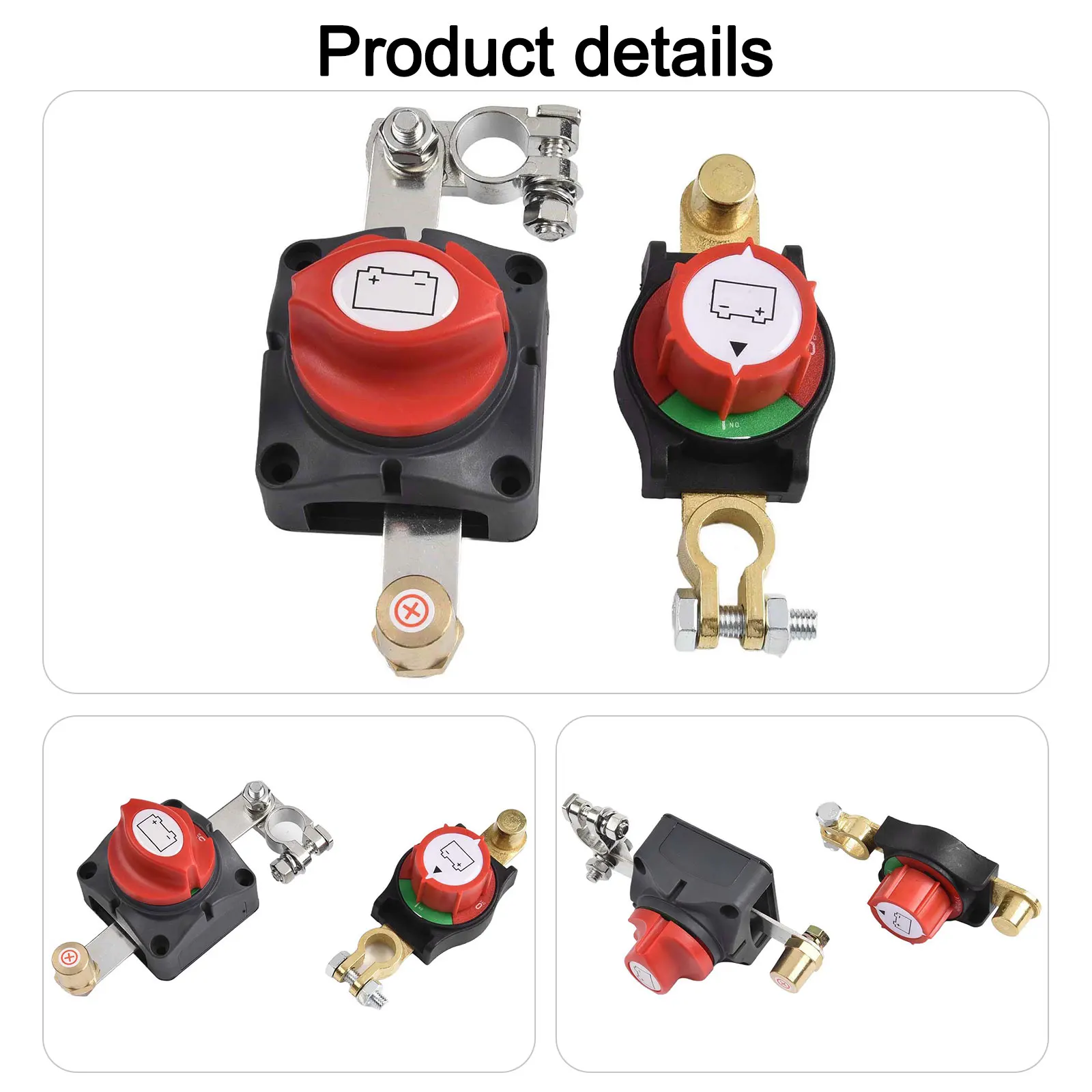 As Shown In The Figure Battery Disconnect Switch DC Battery Switch ABS Plastic Construction Copper Conductive Sheets
As Shown In The Figure Battery Disconnect Switch DC Battery Switch ABS Plastic Construction Copper Conductive Sheets