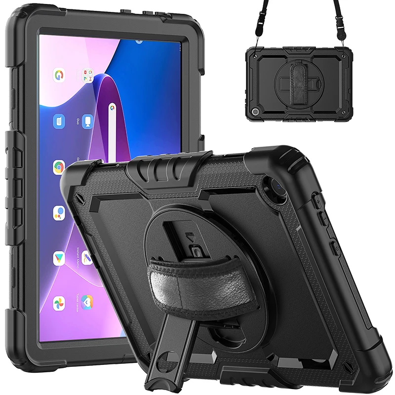 Case For Lenovo Tab M10 HD 3rd Gen 10.1 2022 TB328FU TB328XU Tablet Case Kickstand Holder Hand Shoulder Strap 360 Rotation Cover
Case For Lenovo Tab M10 HD 3rd Gen 10.1 2022 TB328FU TB328XU Tablet Case Kickstand Holder Hand Shoulder Strap 360 Rotation Cover