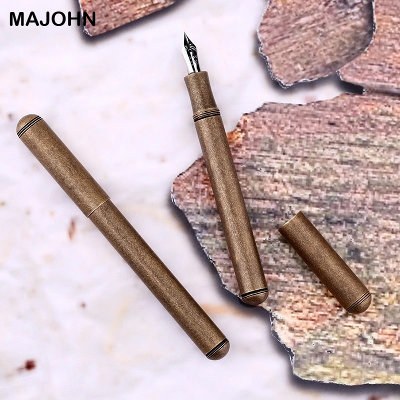 Перьевая ручка MAJOHN DELIKE, латунь, оригинальный цвет, элементы под старину, полностью медная, подарочная ручка, канцелярские товары для офиса и школы
Перьевая ручка MAJOHN DELIKE, латунь, оригинальный цвет, элементы под старину, полностью медная, подарочная ручка, канцелярские товары для офиса и школы