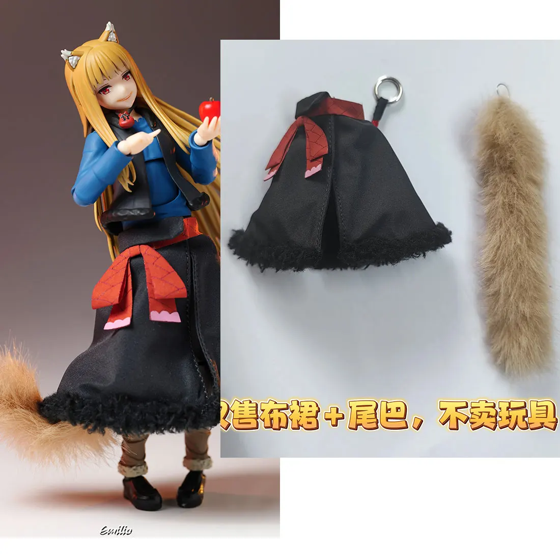 Handmade 1/12 Scale Anime Female Figures Skirt Hem and Plush Tail Set Model DIY Accessories For 6in Figma Soldier Action Figure
Handmade 1/12 Scale Anime Female Figures Skirt Hem and Plush Tail Set Model DIY Accessories For 6in Figma Soldier Action Figure