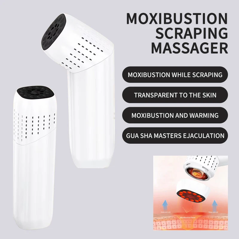 Moxibustion Scraping Massager Warm Body Massage Moxa Therapy Heating Acupressure Meridian Relieve Pain Moxibustion Instrument
Moxibustion Scraping Massager Warm Body Massage Moxa Therapy Heating Acupressure Meridian Relieve Pain Moxibustion Instrument