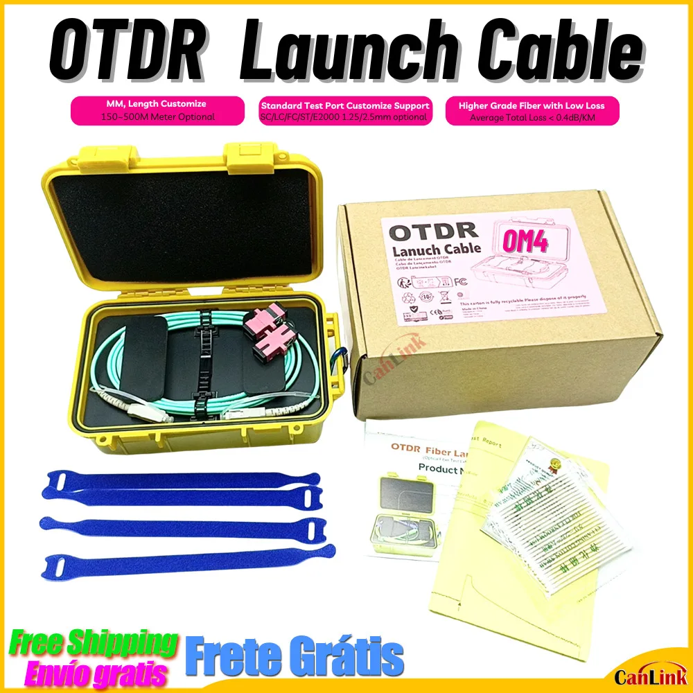 OM4 SC UPC APC 100/150/300M Multimode Fibre Optic Launch Cable Box Fiber Optic OTDR Launch Cable Ring MM,0.5KM SC 850nm 1300nm
OM4 SC UPC APC 100/150/300M Multimode Fibre Optic Launch Cable Box Fiber Optic OTDR Launch Cable Ring MM,0.5KM SC 850nm 1300nm