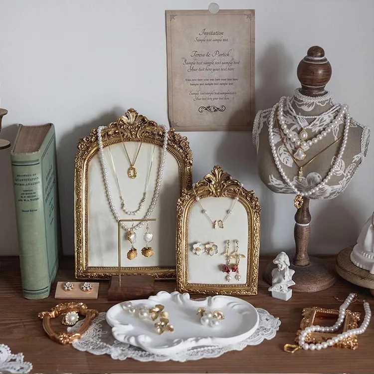 ZML photo frame jewelry rack model portrait pearl necklace display rack display shooting props
ZML photo frame jewelry rack model portrait pearl necklace display rack display shooting props