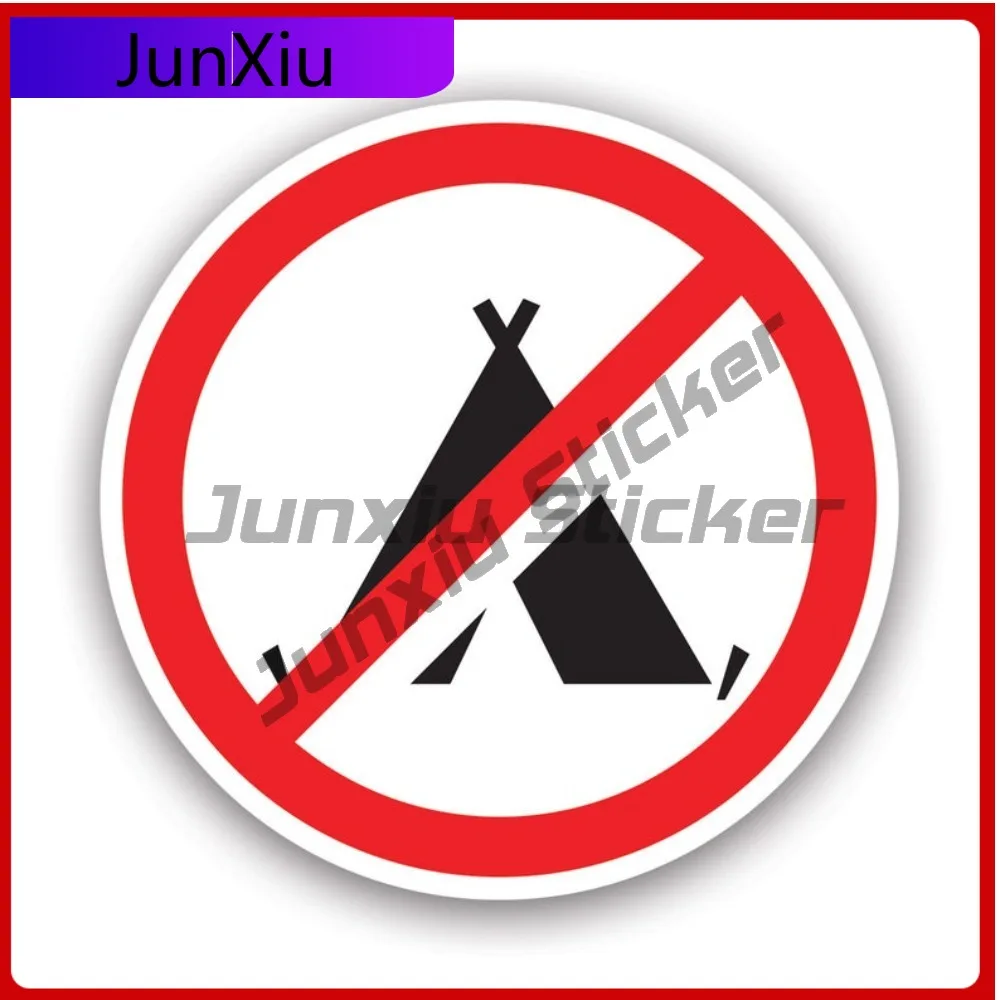 No Camping Sticker Creative Decals Uv Protected Camp Camping Camper Hike Hiker Hiking Ground Tent Tents Auto Decor Car Sticker
No Camping Sticker Creative Decals Uv Protected Camp Camping Camper Hike Hiker Hiking Ground Tent Tents Auto Decor Car Sticker