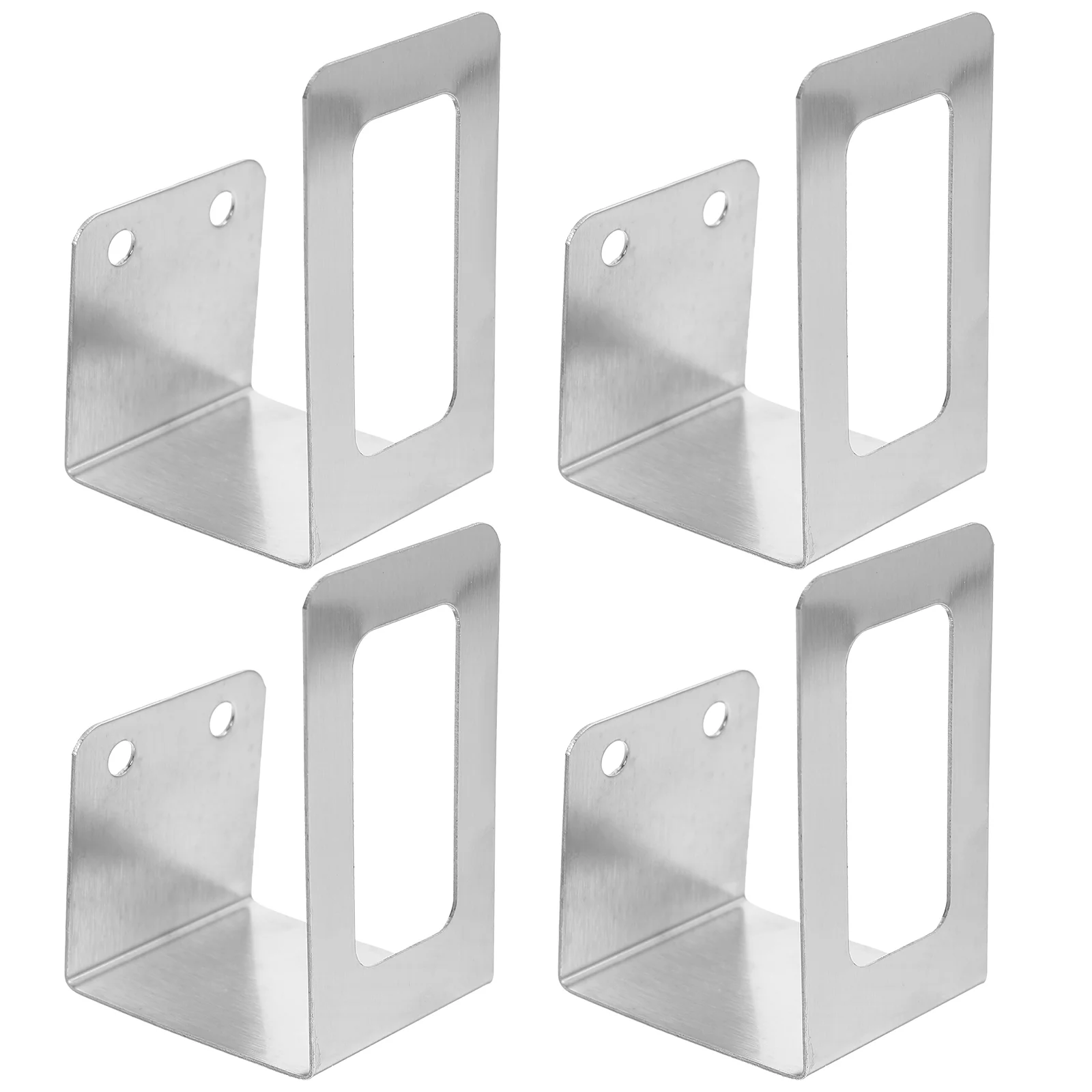 2 Pairs Brackets Lid Wall Mounted Organizers Pan Racks Stainless Steel Holders Shelf Cover Kitchen Supplies Silver Pot
2 Pairs Brackets Lid Wall Mounted Organizers Pan Racks Stainless Steel Holders Shelf Cover Kitchen Supplies Silver Pot
