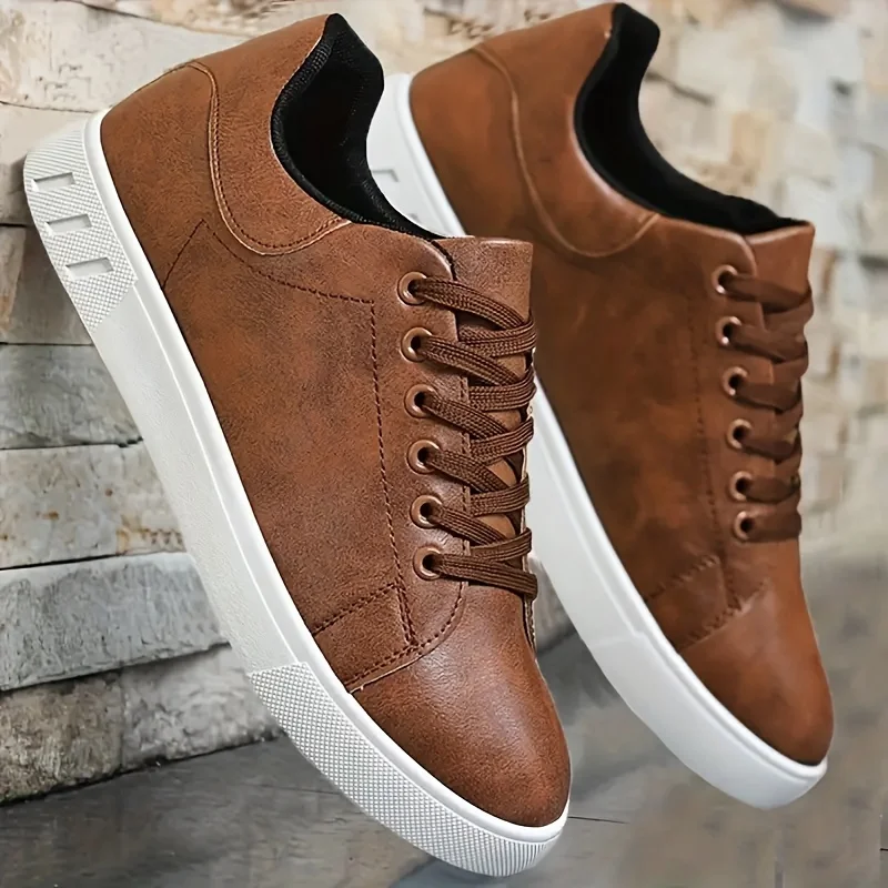 Men's lightweight and comfortable skateboard shoes, outdoor casual sports shoes
Men's lightweight and comfortable skateboard shoes, outdoor casual sports shoes
