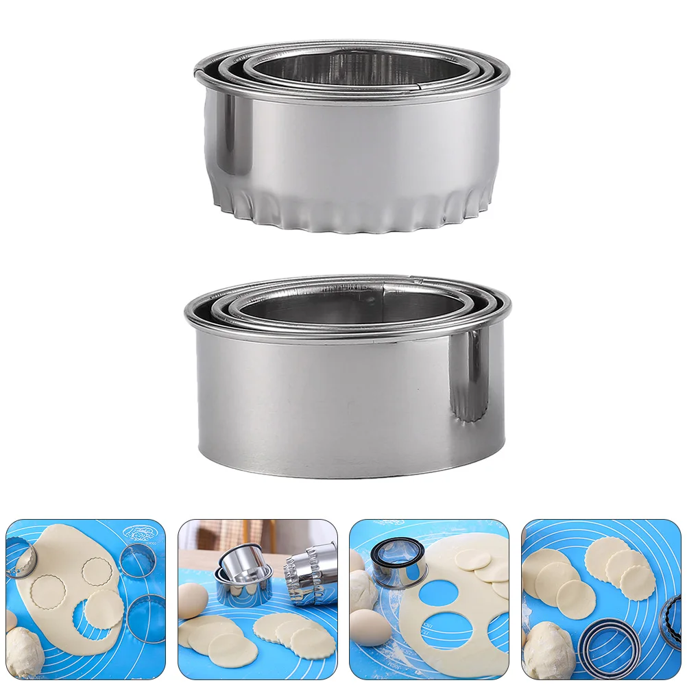 6pcs Skin Mold Set Stainless Steel Quick Cutting Tools Wrapper Maker For Dumplings Kitchen Gadgets Wonton
6pcs Skin Mold Set Stainless Steel Quick Cutting Tools Wrapper Maker For Dumplings Kitchen Gadgets Wonton