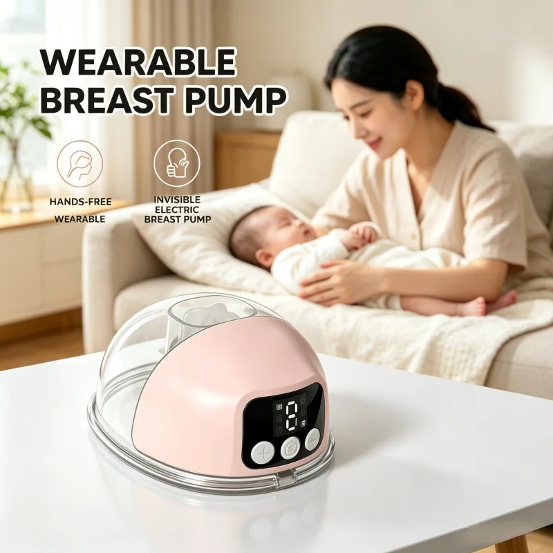 New Hands Free Electric Breast Pump Silent Portable BPA Free Easy Clean for Nursing Office Travel Nightfeeds Moms Milk Collector
New Hands Free Electric Breast Pump Silent Portable BPA Free Easy Clean for Nursing Office Travel Nightfeeds Moms Milk Collector