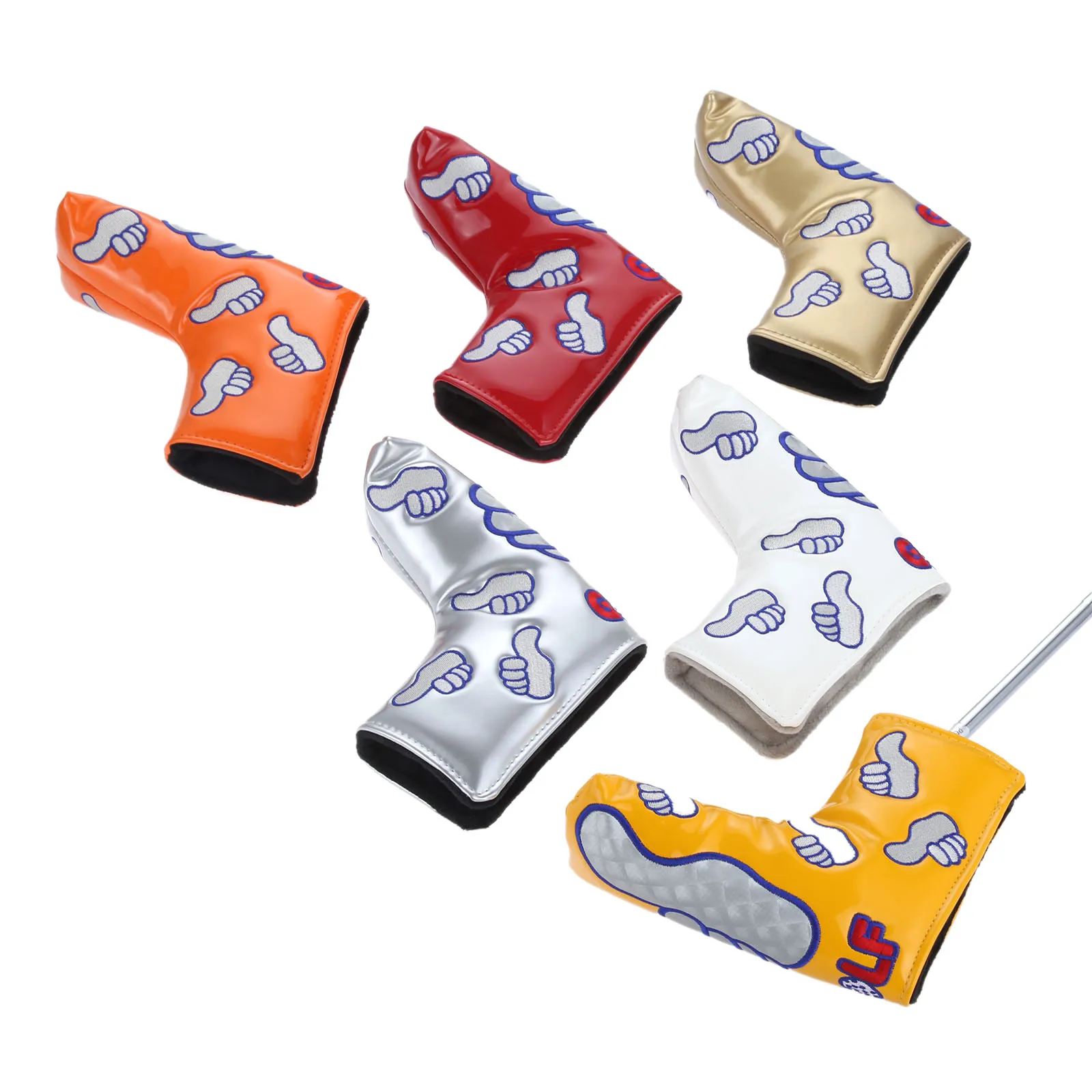 1Pc Great Thumb PU Leather Golf Blade Putter Headcover Golf Clubs Head Cover Protector Bag With Magnetic Golf Headcover 6 Colors
1Pc Great Thumb PU Leather Golf Blade Putter Headcover Golf Clubs Head Cover Protector Bag With Magnetic Golf Headcover 6 Colors