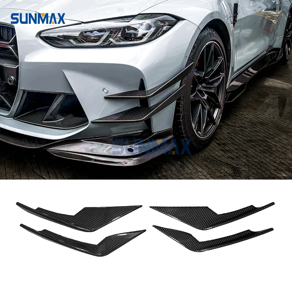 Sunmax Real Dry Carbon Fiber G80 M3 G82 M4 Car Front Bumper Canards For Bmw M3 M4 G80 G82 2021-2023 Exterior Trim Kits
Sunmax Real Dry Carbon Fiber G80 M3 G82 M4 Car Front Bumper Canards For Bmw M3 M4 G80 G82 2021-2023 Exterior Trim Kits