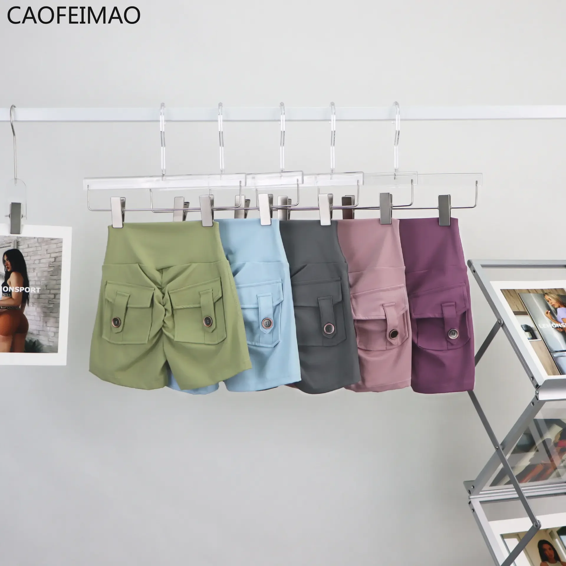 Caofeimao Shorts Women Sport with Pocket Buttocks Fitness Workout High Waist Tights Leggings Push Up Cycling Shorts Gym Clothing
Caofeimao Shorts Women Sport with Pocket Buttocks Fitness Workout High Waist Tights Leggings Push Up Cycling Shorts Gym Clothing