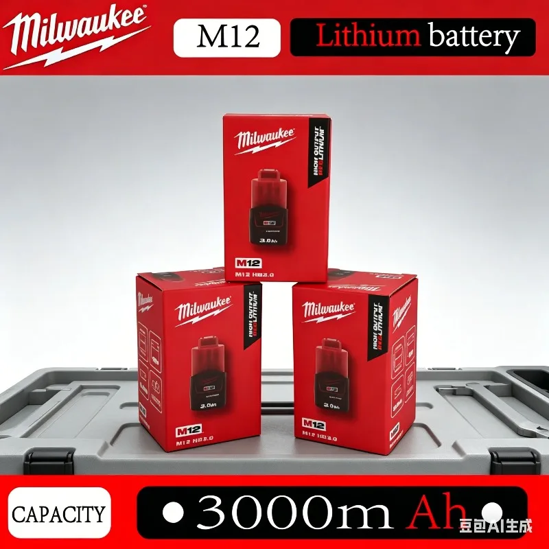 Milwaukee M12 12V 2AH 3AH Original Battery M12HB2 M12HB3 M12-18FC Charger 48-11-2402 48-11-2411 Rechargeable Power Tool Battery
Milwaukee M12 12V 2AH 3AH Original Battery M12HB2 M12HB3 M12-18FC Charger 48-11-2402 48-11-2411 Rechargeable Power Tool Battery