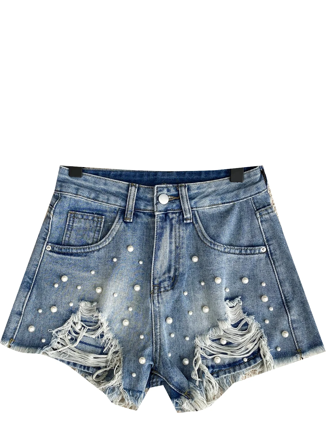 High Waist A-Line Denim orts Women's Summer 2025 New Sle Heavy Embellied Cut-Outs Skinny Fit Hot Pants with Frayed Hem
High Waist A-Line Denim orts Women's Summer 2025 New Sle Heavy Embellied Cut-Outs Skinny Fit Hot Pants with Frayed Hem