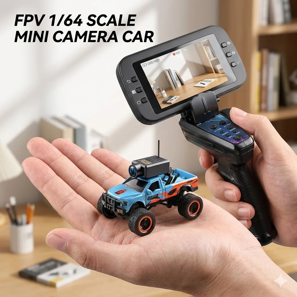 1/64 Mini RC Car Toy Model with Remote Control Vehicle WiFi APP Desktop Radio Controlled Camera Electric Toys for Kids Boy Gifts
1/64 Mini RC Car Toy Model with Remote Control Vehicle WiFi APP Desktop Radio Controlled Camera Electric Toys for Kids Boy Gifts