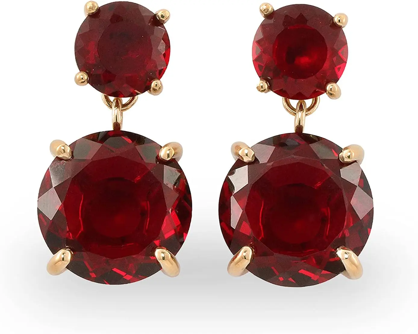 Vibrant Garnet Dangle Earrings - Bold Rose Gold Earrings - Gemstone Jewelry
Vibrant Garnet Dangle Earrings - Bold Rose Gold Earrings - Gemstone Jewelry