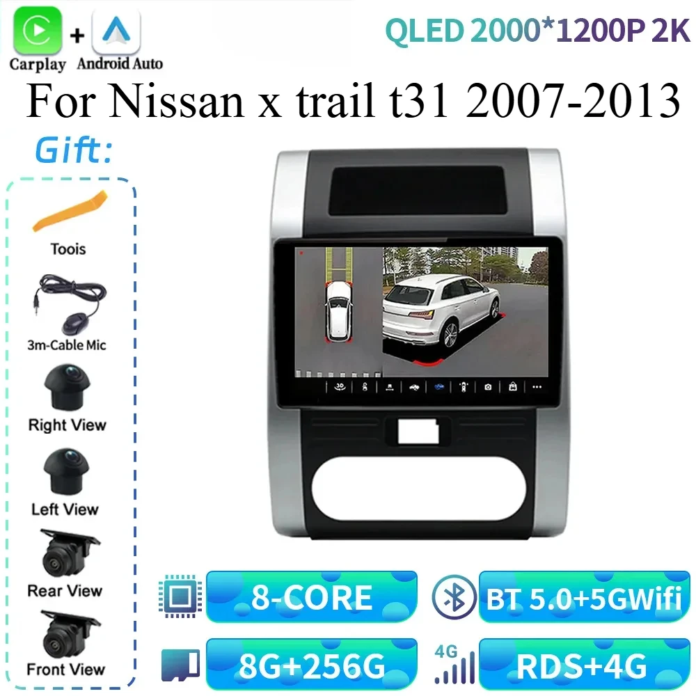 For Nissan x trail t31 2007-2013 Car Radio Multimedia Video Player Navigation 4G GPS Navigation Carplay Touch Screen Android 14
For Nissan x trail t31 2007-2013 Car Radio Multimedia Video Player Navigation 4G GPS Navigation Carplay Touch Screen Android 14