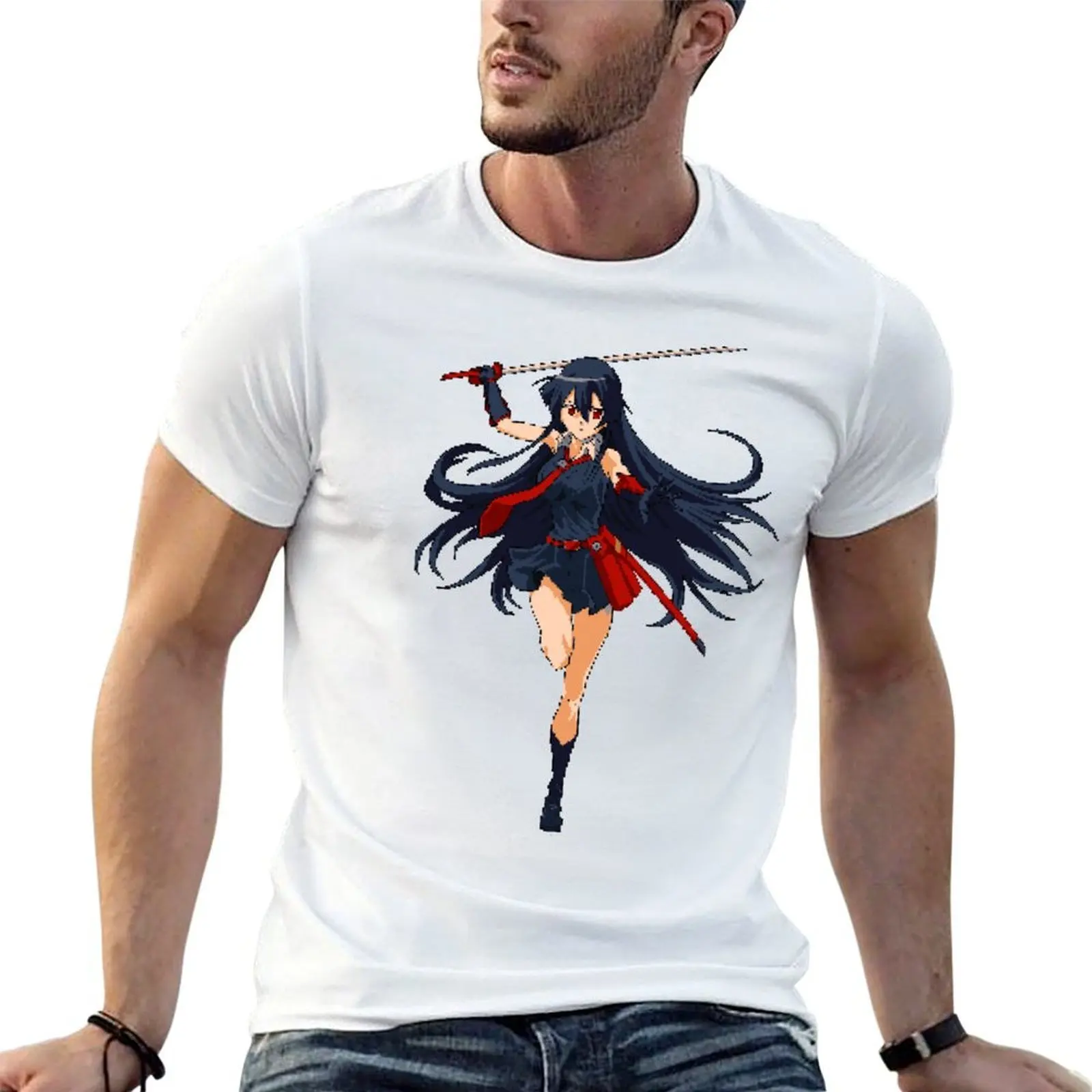 Akame Pixel Art T-Shirt cotton t shirts man 100% t shirt personalised black cotton t-shirt plain for man package T-shirt
Akame Pixel Art T-Shirt cotton t shirts man 100% t shirt personalised black cotton t-shirt plain for man package T-shirt