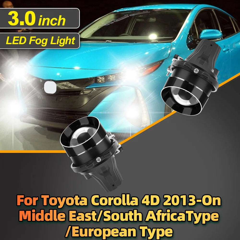 Projector Lens Fog Light 3.0 Inch 2PCS H11 6000K For Toyota Corolla 4D 2013- On Middle East/South AfricaType/European Type
Projector Lens Fog Light 3.0 Inch 2PCS H11 6000K For Toyota Corolla 4D 2013- On Middle East/South AfricaType/European Type