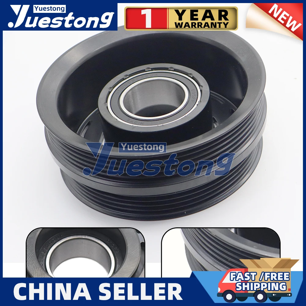 For 1466258 VOLVO C30 C70 S40 V50 FORD FOCUS AC Compressor Clutch Pulley 1476878 1673990 30742214 30761390 30761391 30767273
For 1466258 VOLVO C30 C70 S40 V50 FORD FOCUS AC Compressor Clutch Pulley 1476878 1673990 30742214 30761390 30761391 30767273