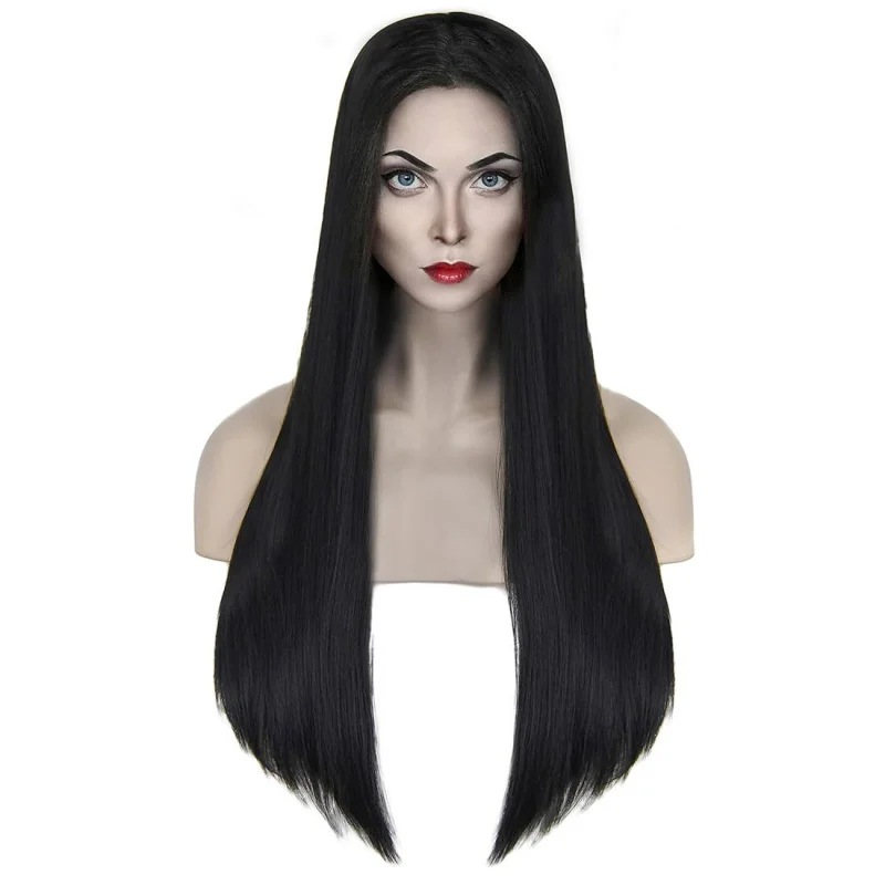 27-Inch Long Black Wig for Ladies Cute Straight Hair Halloween Costume Accessory
27-Inch Long Black Wig for Ladies Cute Straight Hair Halloween Costume Accessory