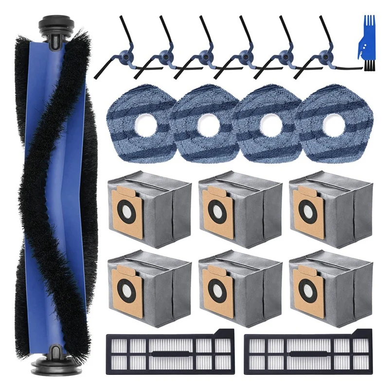 20-Piece Accessory Kit For Eufy X10 Pro Omni Robot Vacuum: Replacement Parts For Better Cleaning-AA70
20-Piece Accessory Kit For Eufy X10 Pro Omni Robot Vacuum: Replacement Parts For Better Cleaning-AA70