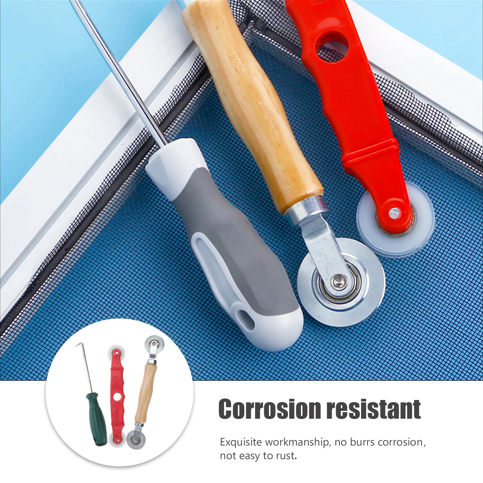 1 set Screen Roller Tool Convex Concave Wheels Double Headed Roller Smooth Portable Window Door Spline Repair Hardware
1 set Screen Roller Tool Convex Concave Wheels Double Headed Roller Smooth Portable Window Door Spline Repair Hardware