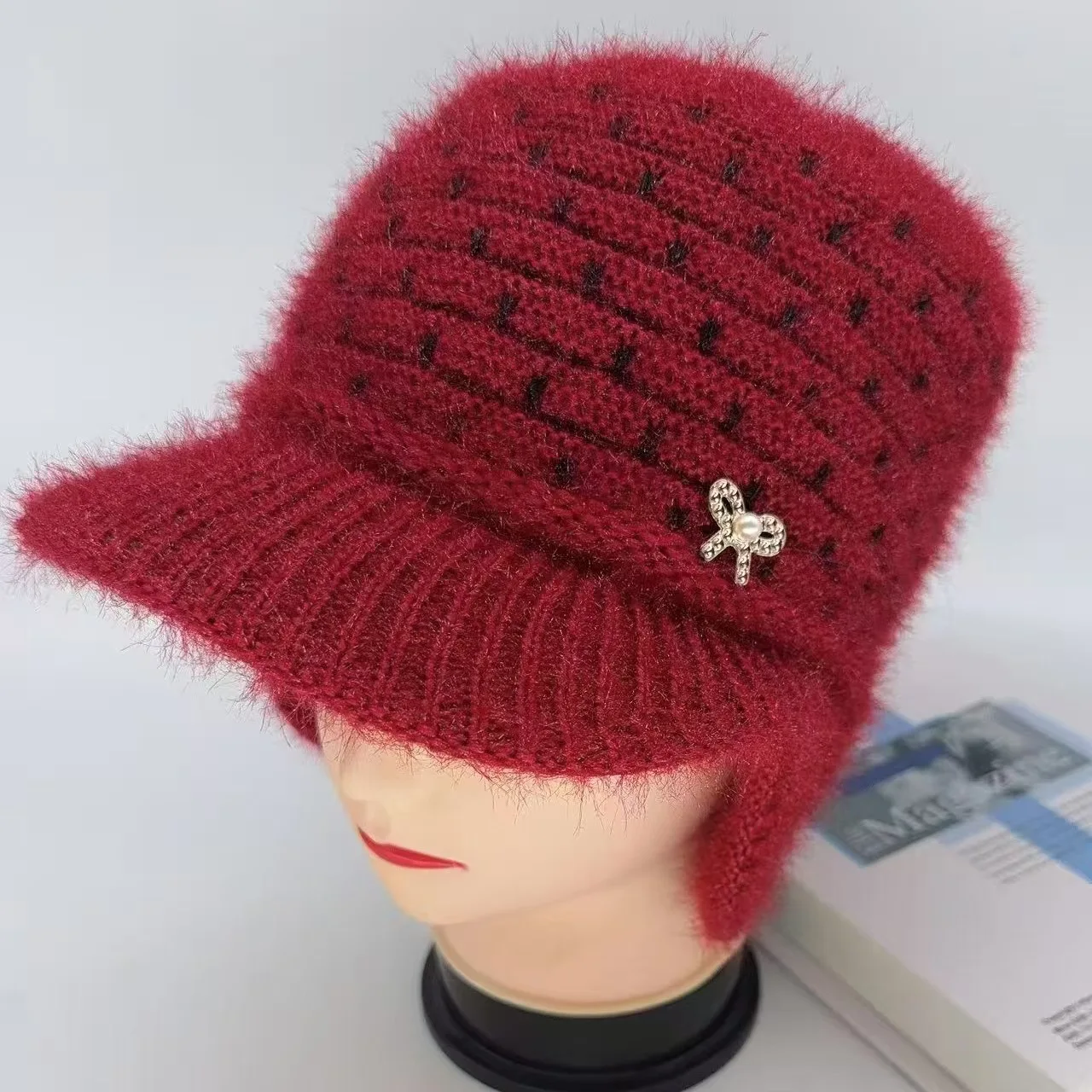 Fashion Head Headwear Cap Hugger Toque Stocking Elderly Women Hat Warm Old Lady Grandmother Fleece Duck Tongues Knitted 2M46
Fashion Head Headwear Cap Hugger Toque Stocking Elderly Women Hat Warm Old Lady Grandmother Fleece Duck Tongues Knitted 2M46