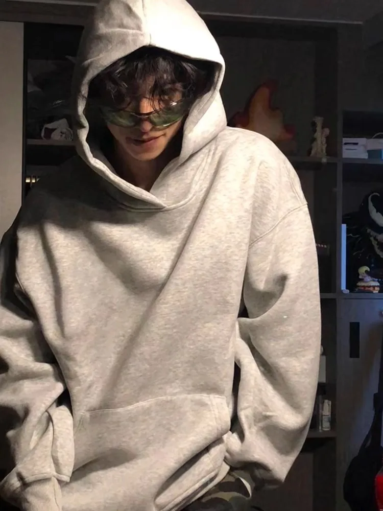 Heavyweight Hoodie Men's Autumn White Flower ey Cleanfit Trendy Top Couple's Hooded Sweatirt Loose Fit Youthful Sle
Heavyweight Hoodie Men's Autumn White Flower ey Cleanfit Trendy Top Couple's Hooded Sweatirt Loose Fit Youthful Sle
