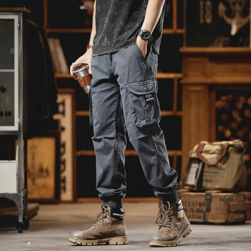 New Solid Pocket Casual Streetwear Cargo Pants Streetwear Trousers men Fashion work wear Male Daily Style pants men
New Solid Pocket Casual Streetwear Cargo Pants Streetwear Trousers men Fashion work wear Male Daily Style pants men