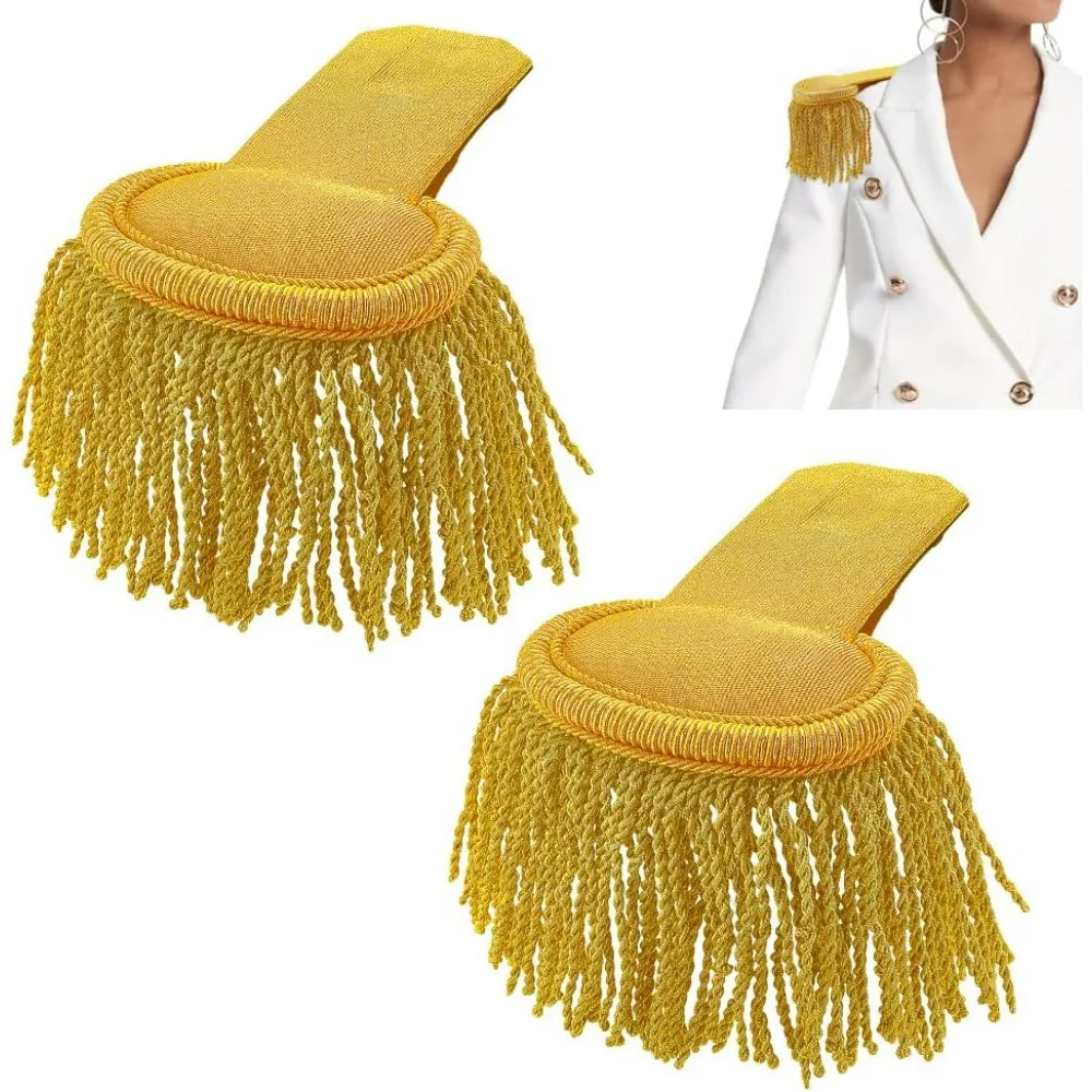 2 шт. нашивки-эполеты на плечо с бахромой и эластичной лентой, для униформы, в стиле рингмастера
2 шт. нашивки-эполеты на плечо с бахромой и эластичной лентой, для униформы, в стиле рингмастера