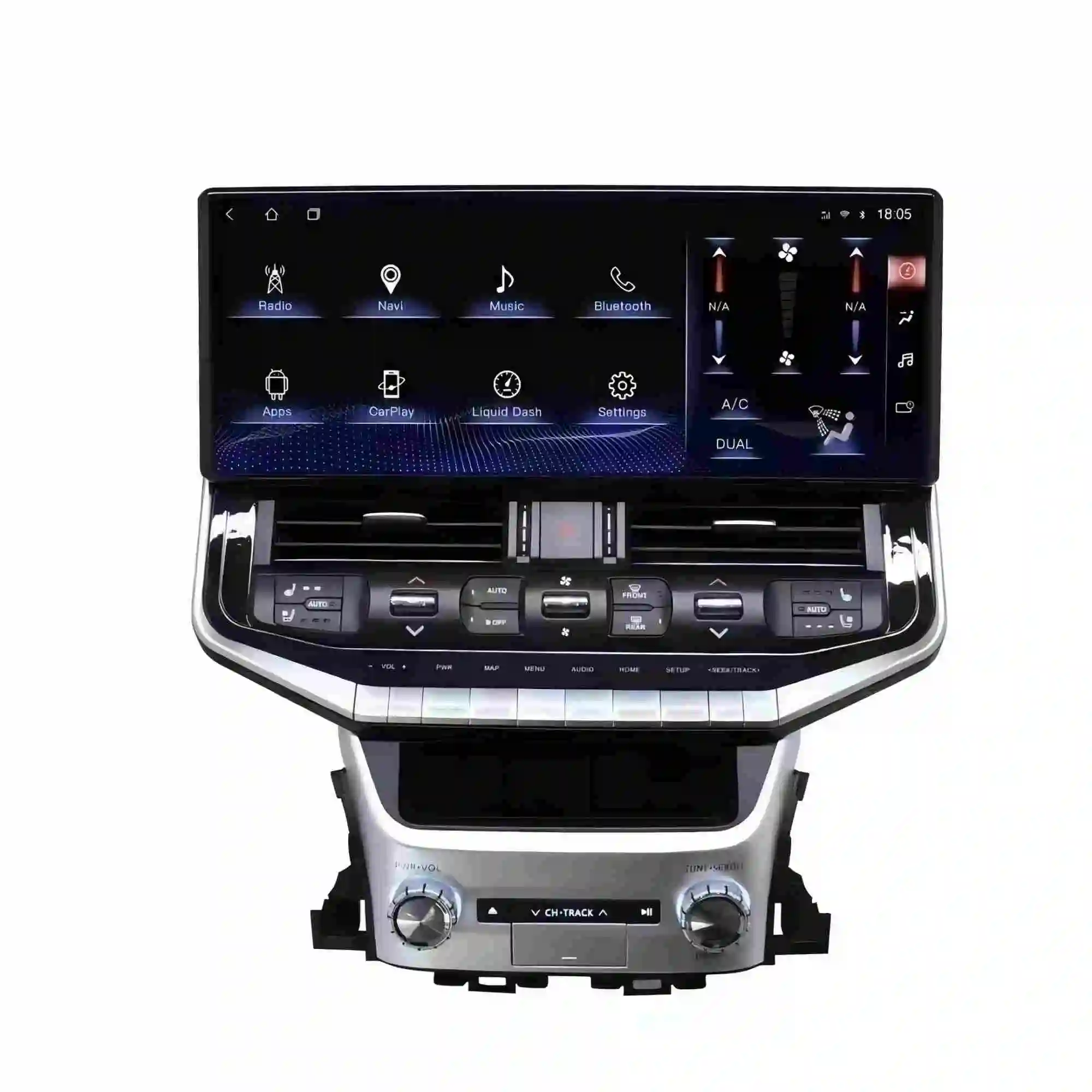16.3 inch Android 14 for Toyota Land Cruiser 200 LC200 2008 - 2021 Car multimedia Radio player audio Stereo Head Unit Screen GPS
16.3 inch Android 14 for Toyota Land Cruiser 200 LC200 2008 - 2021 Car multimedia Radio player audio Stereo Head Unit Screen GPS