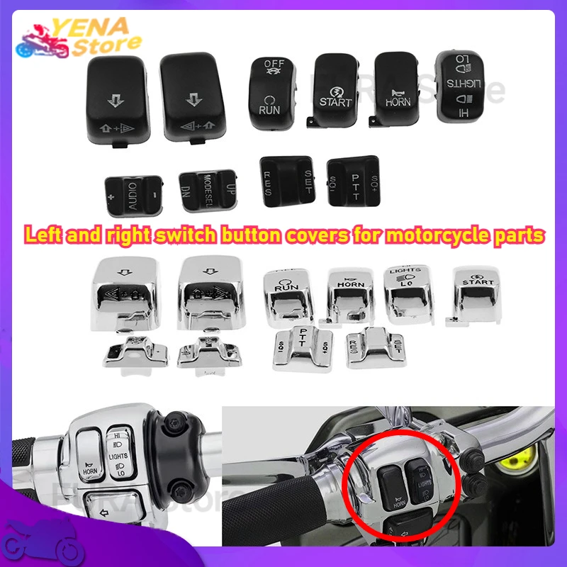Suitable for the left and right switch button covers of Harley-Davidson FLHT, FLHTC and FLHX motorcycle parts
Suitable for the left and right switch button covers of Harley-Davidson FLHT, FLHTC and FLHX motorcycle parts