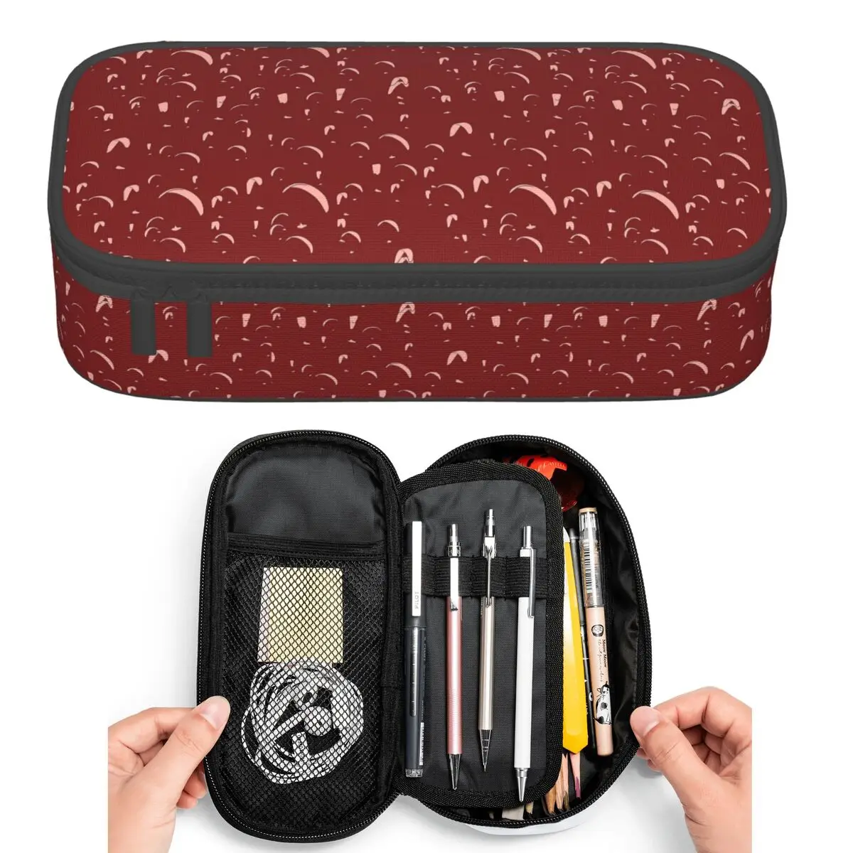 Paragliding Competition (red) Pencil Cases for Students Pen Box Pencil Bag Large Storage Pencil Pouch Pen Holder
Paragliding Competition (red) Pencil Cases for Students Pen Box Pencil Bag Large Storage Pencil Pouch Pen Holder