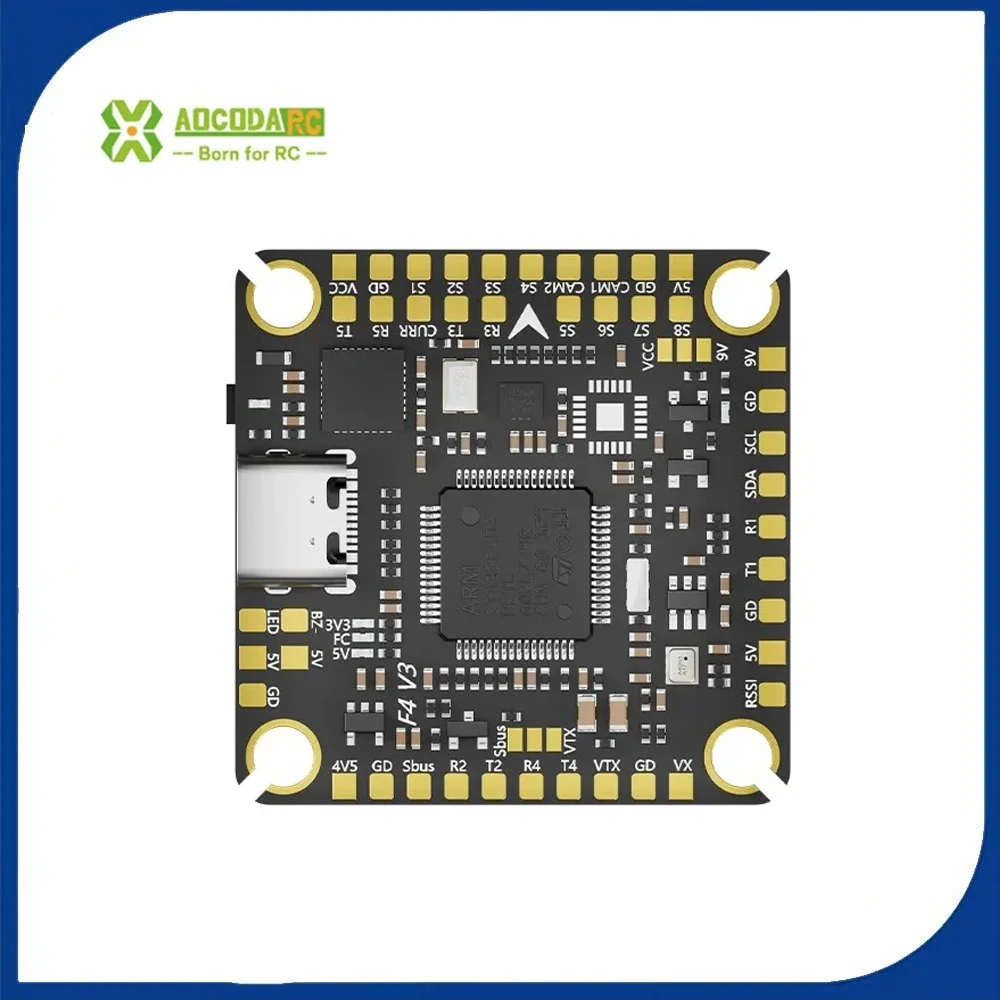 Aocoda Rc F405 V3 Flight Controller With OSD Baro BlackBox And ICM42688P For Racing Drone FPV Racing
Aocoda Rc F405 V3 Flight Controller With OSD Baro BlackBox And ICM42688P For Racing Drone FPV Racing