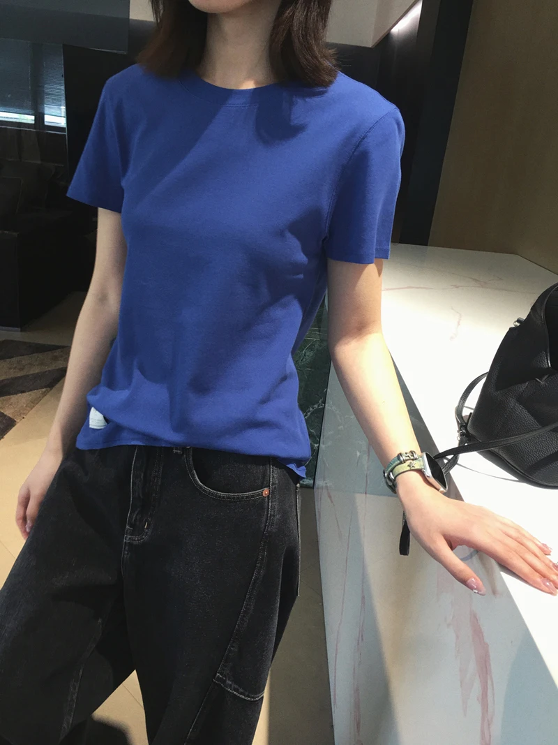 Cuijia Strong Twist Cotton High Elasticity round Neck Short Sleeve T-Shirt Multi-Color Casual Style Standard Fit Full Cotton
Cuijia Strong Twist Cotton High Elasticity round Neck Short Sleeve T-Shirt Multi-Color Casual Style Standard Fit Full Cotton